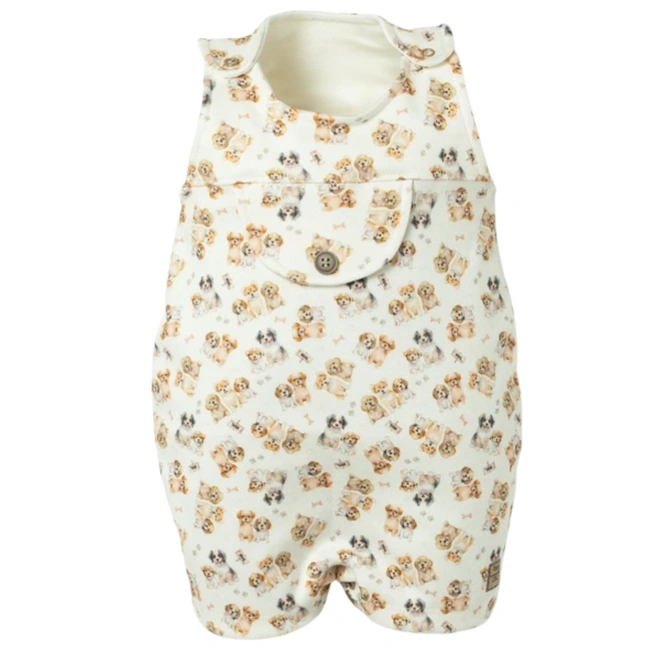 Macacão Regata - Coleção Doguinhos