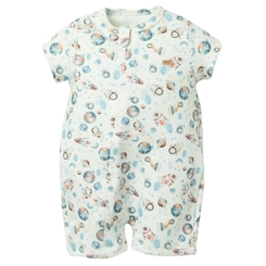 Macacão Meia Manga com Zíper - Coleção Espacial