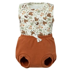 Conjunto de Body Regata com Tapa Fralda - Coleção Camping