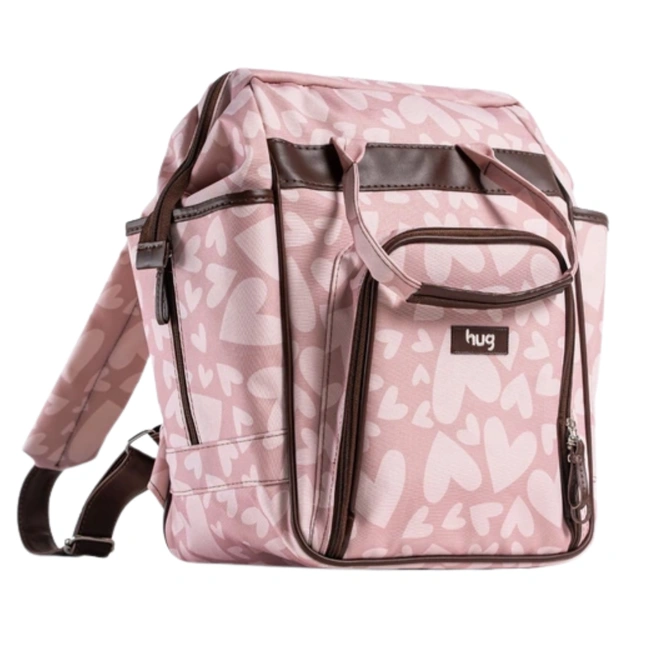 Mochila Multifuncional - Coleção Coração - Rosa