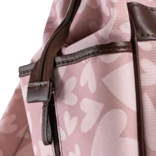 Mochila Multifuncional - Coleção Coração - Rosa