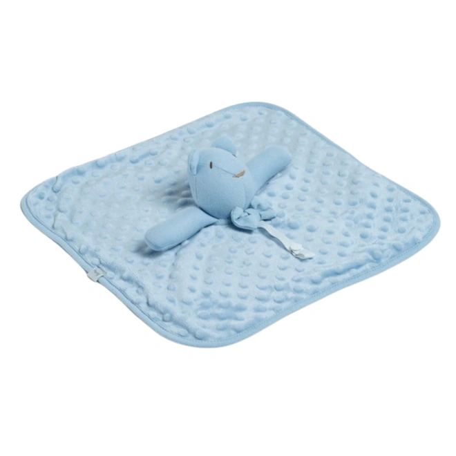 Naninha Fleece - Cabeça de Urso - Azul