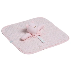 Naninha Fleece - Cabeça de Urso - Rosa Iogurte