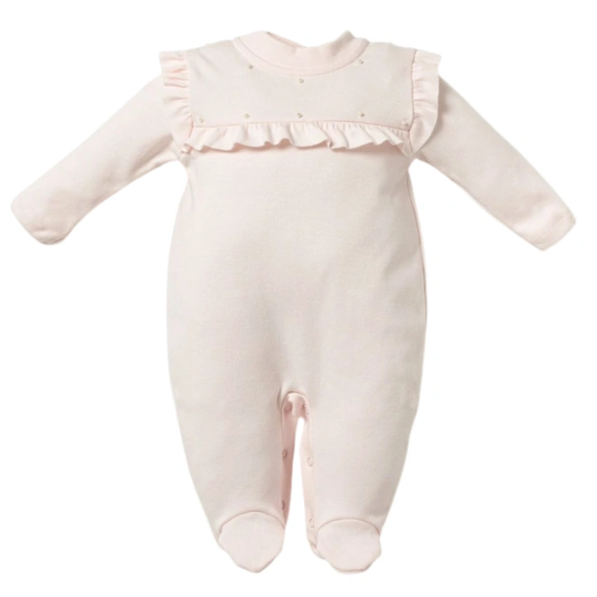 Macacão Manga Longa com Detalhes no Peito - Coleção Aurora