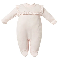 Macacão Manga Longa com Detalhes no Peito - Coleção Aurora