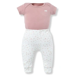 Conjunto de Body Meia Manga com Calça - Coleção Lovely Day