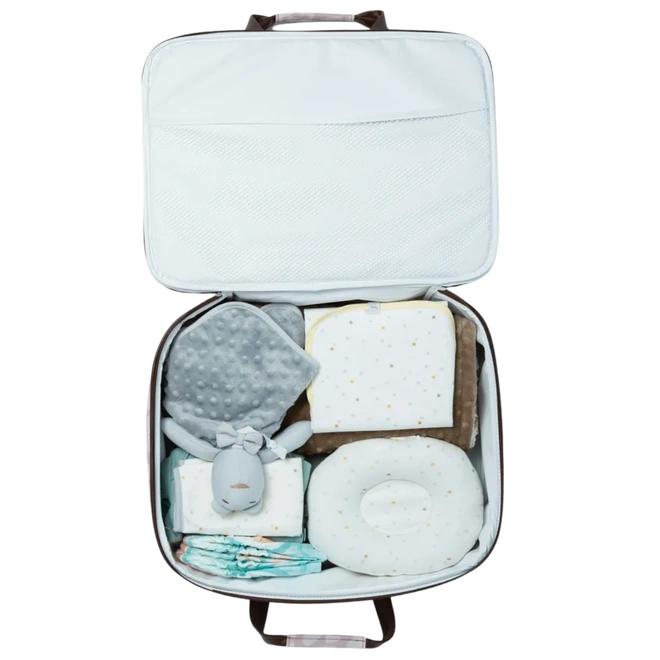 Bolsa Maternidade XG - Coleção Coração - Rosa