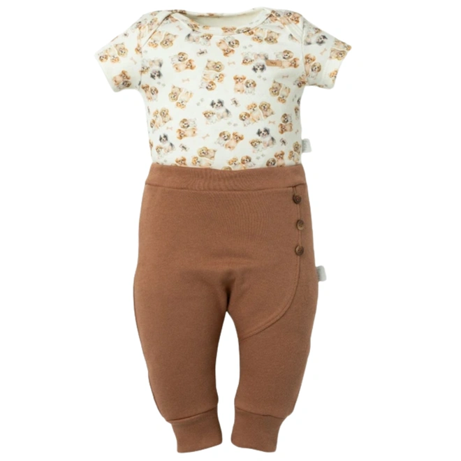 Conjunto de Body Meia Manga com Calça Saruel - Coleção Camping