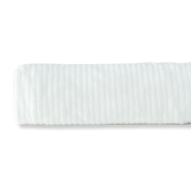 Cobertor Comfort Fleece Canelado - Off White