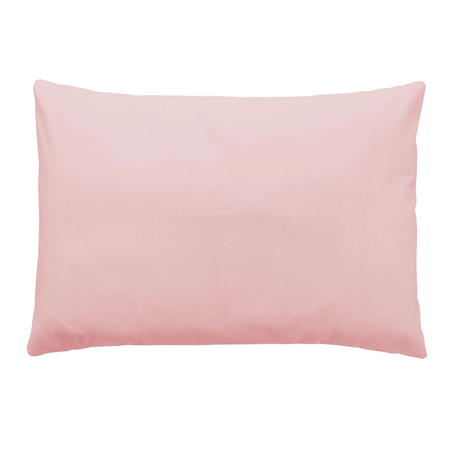 Fronha Lisa - 100% Algodão - Rosa Bebê