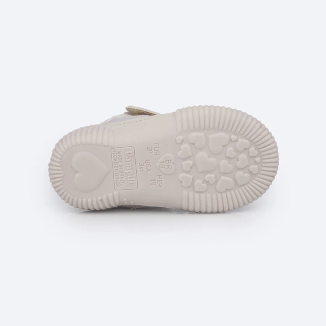 Tênis Cano Médio Yuyu Metalassê Comfy - Nude