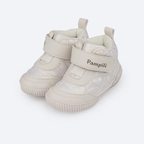 Tênis Cano Médio Yuyu Metalassê Comfy - Nude