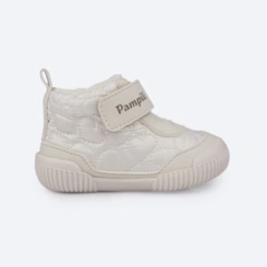 Tênis Cano Médio Yuyu Metalassê Comfy - Nude