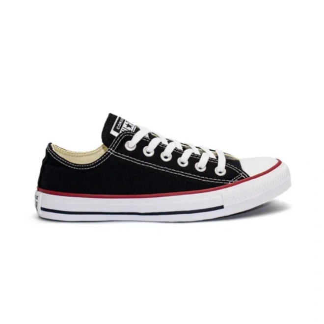 Tênis Chuck Taylor - Preto com Vermelho
