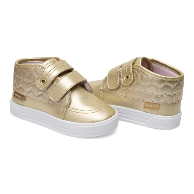 Tênis Street Urban com Matelassê - Dourado