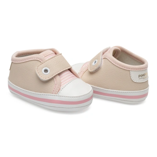 Tênis Mini Star Baby - Nude