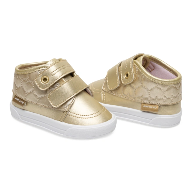 Tênis Street Urban com Matelassê - Dourado