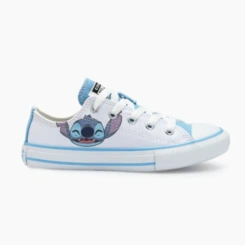 Tênis Chuck Taylor Disney - Stitch - Branco e Azul