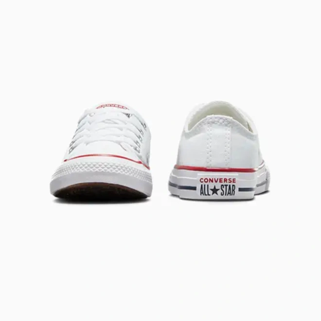 Tênis Chuck Taylor - Branco com Vermelho e Marinho