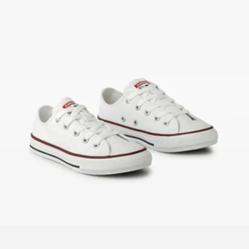 Tênis Chuck Taylor - Branco com Vermelho e Marinho