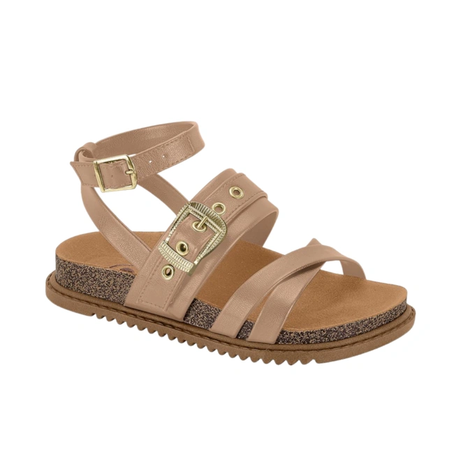 Sandália em Napa - Nude