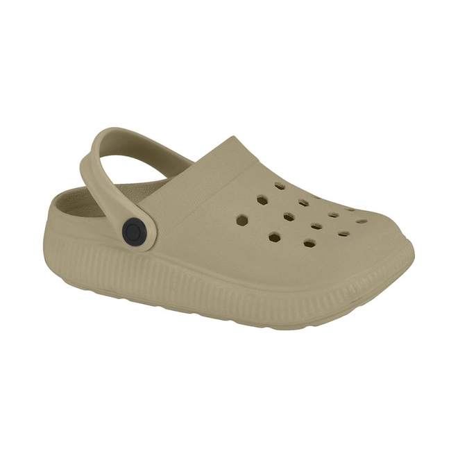 Sandália Estilo Crocs - Areia