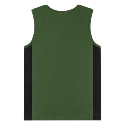 Camiseta Regata em Malha Dry Fit com Fator de Proteção UV - Verde Bronze (180317)