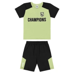 Conjunto em Malha Dry Fit com Fator de Proteção Solar - Verde Paraíso (130220)