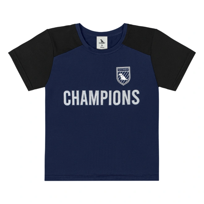 Conjunto em Malha Dry Fit com Fator de Proteção Solar - Azul Escuro (193921)