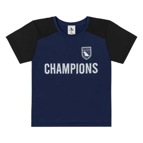 Conjunto em Malha Dry Fit com Fator de Proteção Solar - Azul Escuro (193921)