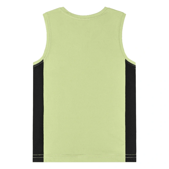 Camiseta Regata em Malha Dry Fit com Fator de Proteção UV - Verde Paraíso (130220)