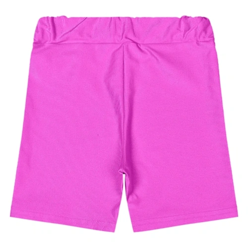 Bermuda Ciclista em Malha Micro Canelada com Fator de Proteção Solar - Rosa Fiji (172623)