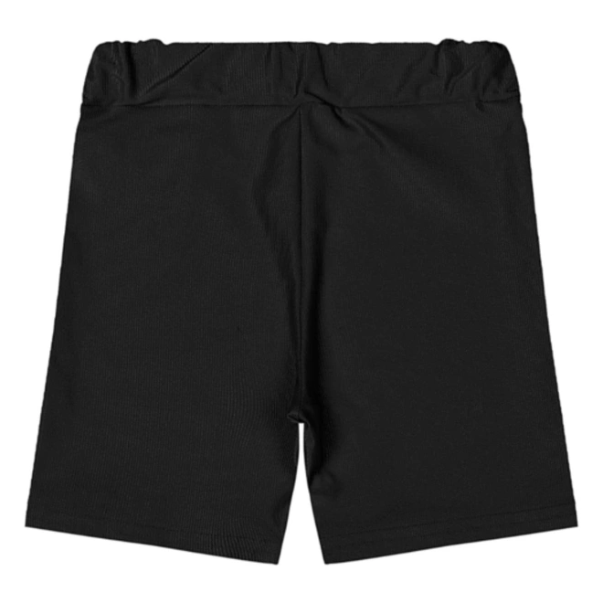 Bermuda Ciclista em Malha Micro Canelada com Fator de Proteção Solar - Preto (8910)