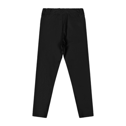 Calça Legging em Malha Micro Canelada - Preto (8910)