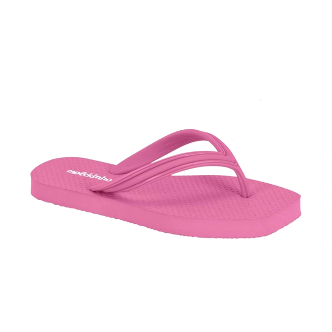 Chinelo de Bico Quadrado - Rosa