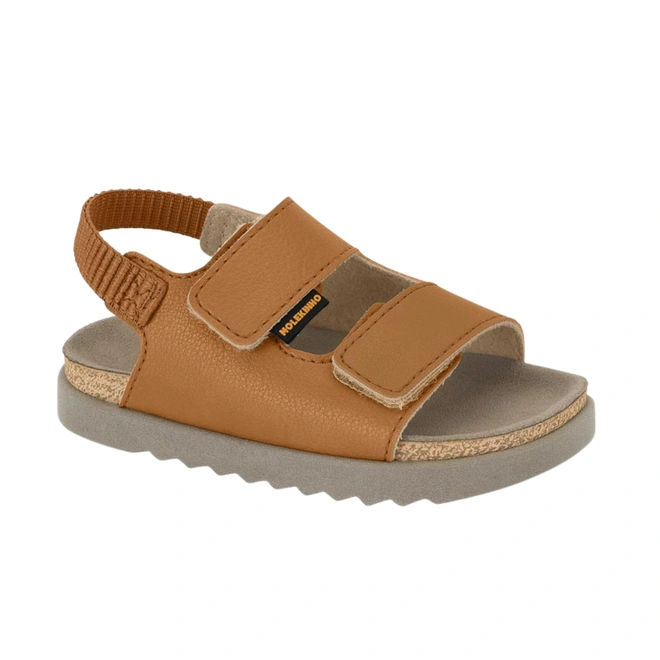Sandália em Napa Vermont Neo - Caramelo