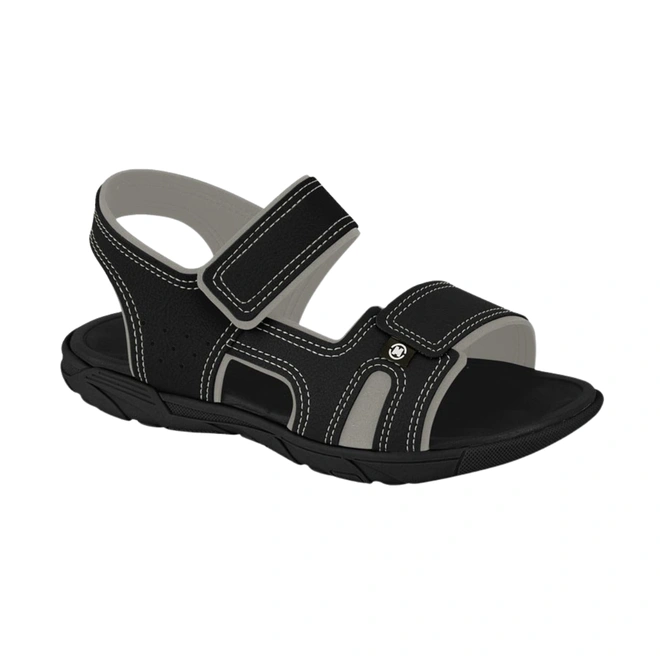 Sandália em Napa Floter Rústico Neo - Preto