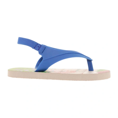 Chinelo com Elástico no Calcanhar - Azul