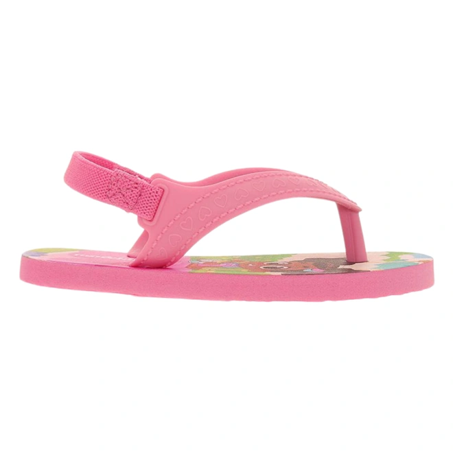 Chinelo com Elástico no Calcanhar - Rosa