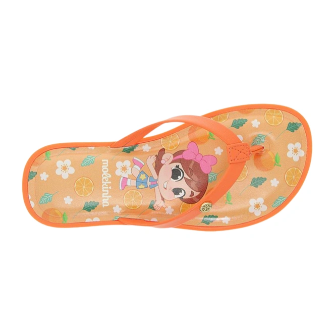 Chinelo com Camada Superior Extremamente Macia e Cheirinho de Laranja - Laranja
