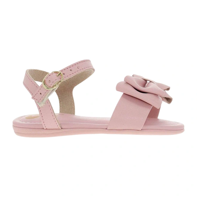 Sandália com Detalhe em Laço - Rosa