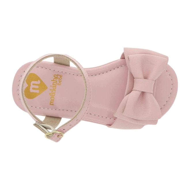 Sandália com Detalhe em Laço - Rosa