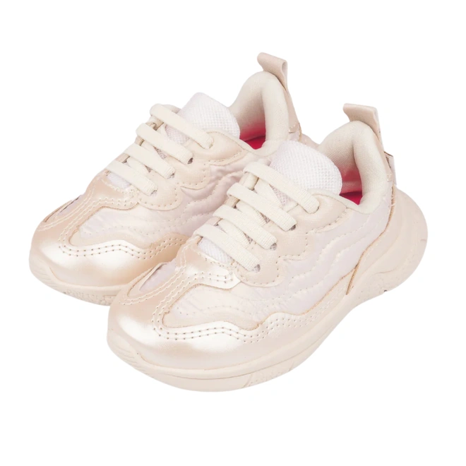 Tênis Mini Soft - Perolado Nude