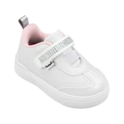 Tênis Yumi com Detalhe em Strass  - Branco