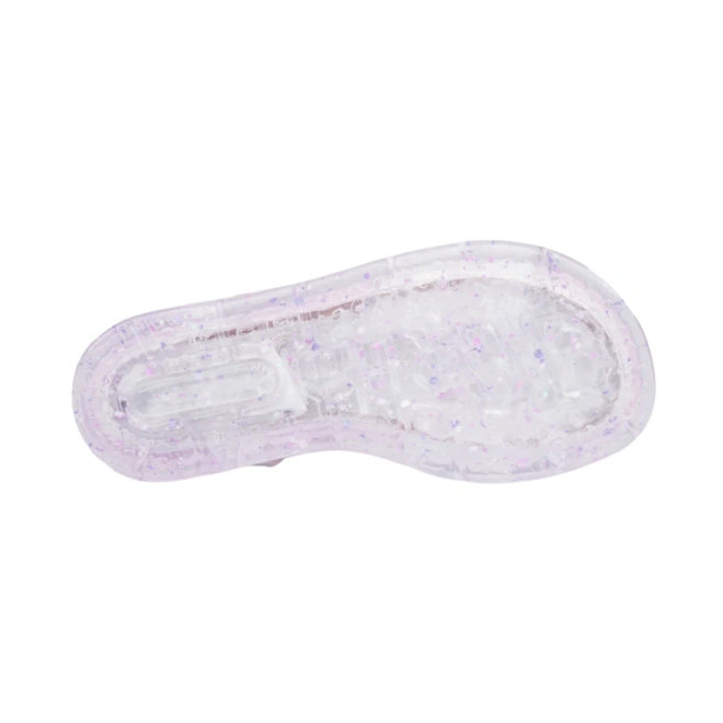 Sandália de LED Lulli Libélula com Glitter - Branco