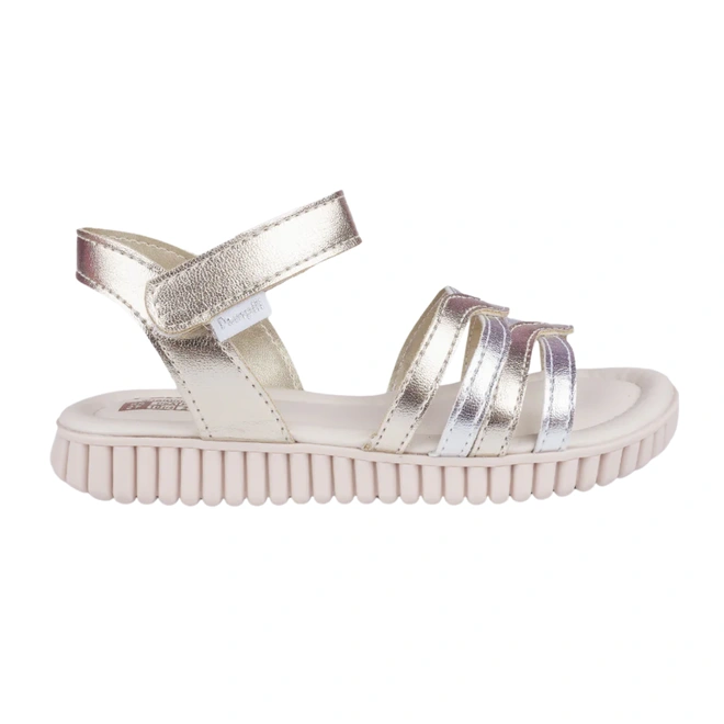 Sandália Papete Candy - Dourada