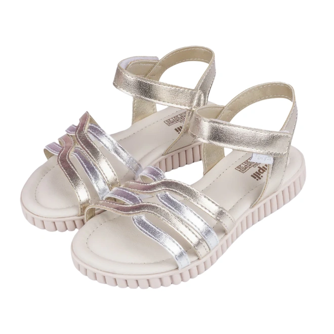 Sandália Papete Candy - Dourada