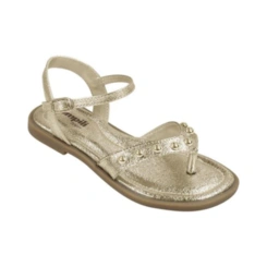 Sandália Vick com Esferas - Dourado