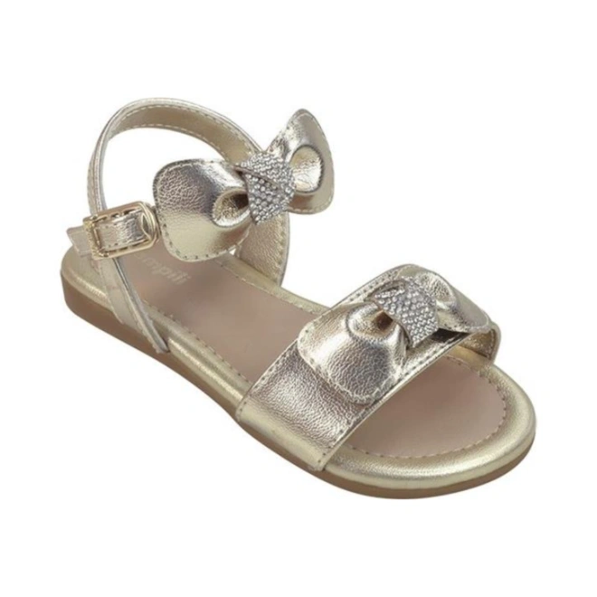 Sandália Mili Laço Removível - Dourado