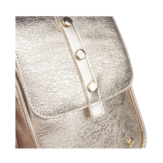 Bolsa Infantil Tiracolo Texturizada - Dourada